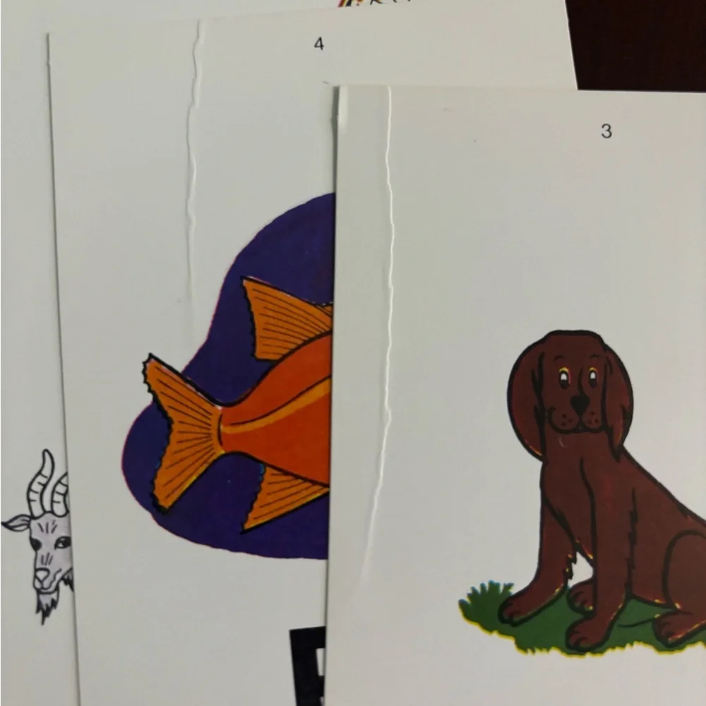 Vintage Schoolhouse Warren Phonics Flashcards Letters Clusters Pictures Learning